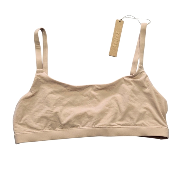 Skims Fits Everybody Scoop Wireless Bra Mica Tan Medium NWT - Picture 2 of 6